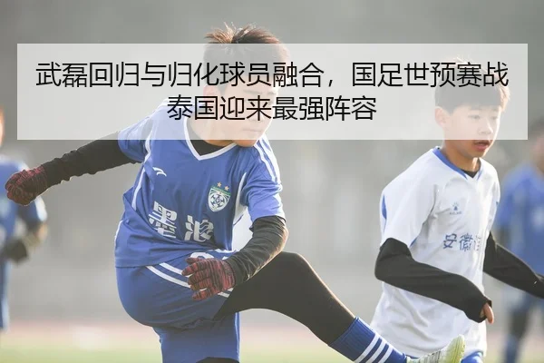 武磊回归与归化球员融合，国足世预赛战泰国迎来最强阵容